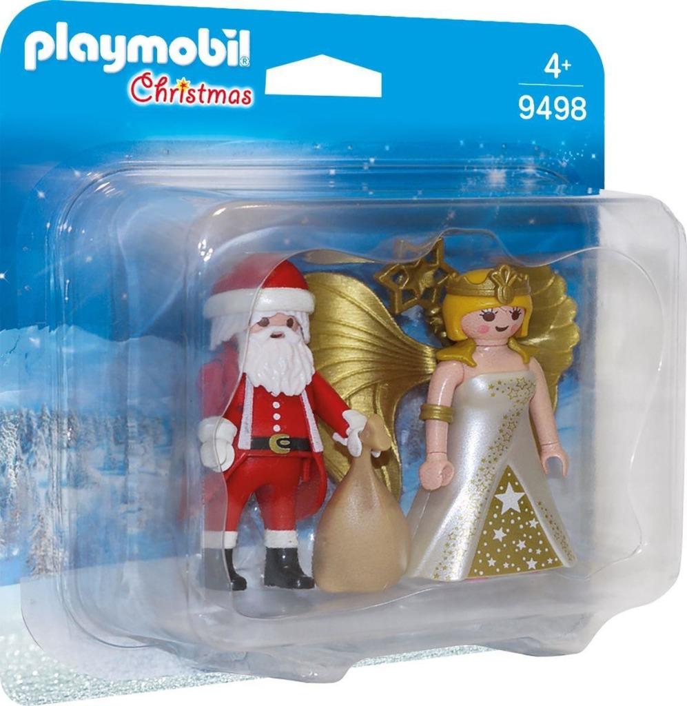 playmobil nieuw kerstman met engel of kerstman appart, Ophalen of Verzenden, Zo goed als nieuw, Complete set