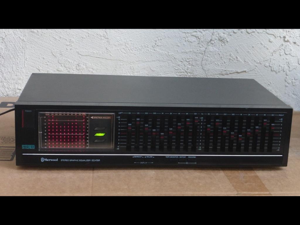 SHERWOOD EQUALIZER Dual 9 Band Stereo + Spectrum Analyzer!, Enlèvement ou Envoi, Utilisé, Audio