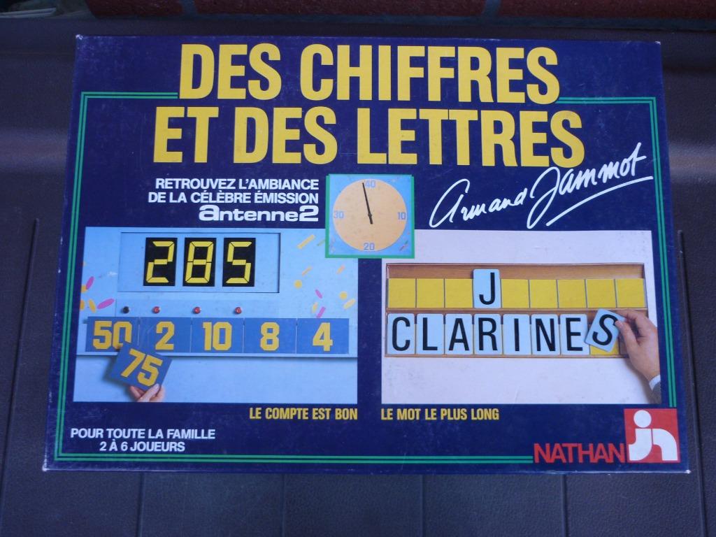 Jeu de société - Des chiffres et des lettres - Nathan, Hobby & Loisirs créatifs, Trois ou quatre joueurs, Enlèvement ou Envoi