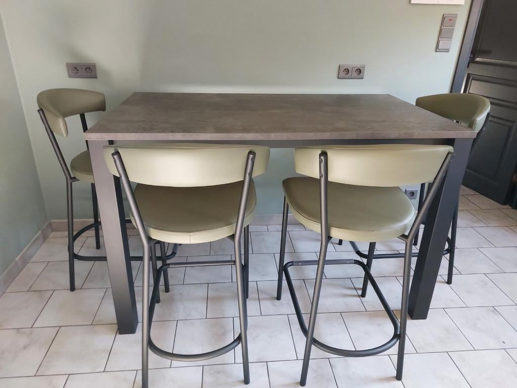 Table et chaises cuisine, Maison & Meubles, Enlèvement