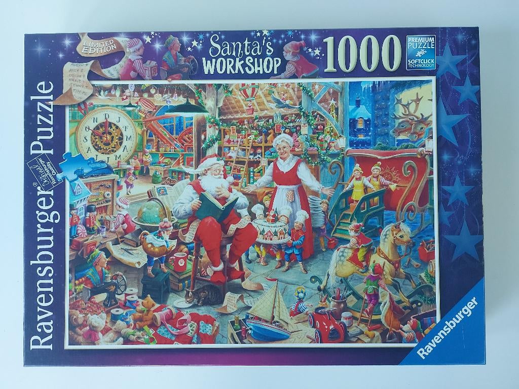 Mooie kerstpuzzels Ravensburger deel 2, Ophalen of Verzenden, 500 t/m 1500 stukjes, Gebruikt, Legpuzzel