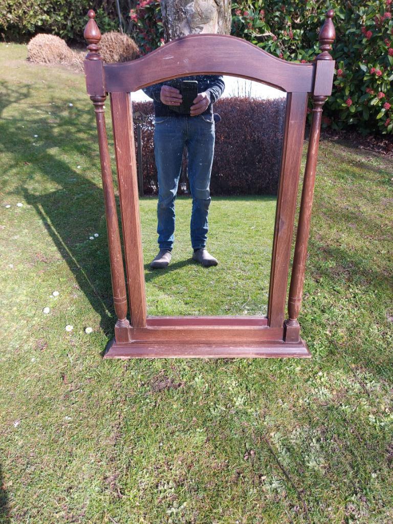 Miroir mural/armoire (antique), Moins de 100 cm, Enlèvement, Utilisé, 50 à 75 cm