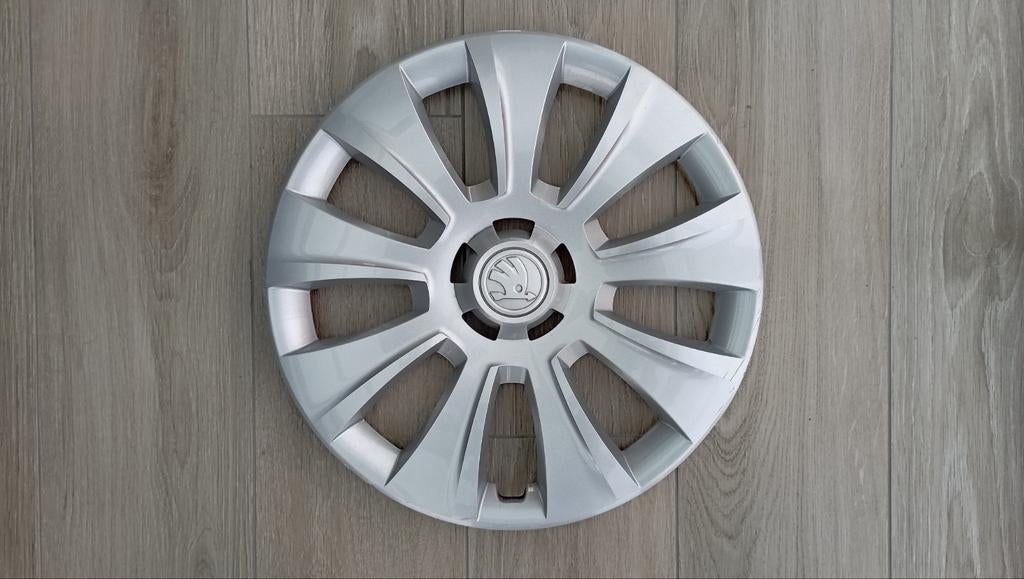 Skoda Wieldeksel 16 inch Borneo, Auto diversen, Wieldoppen, Ophalen of Verzenden, Gebruikt