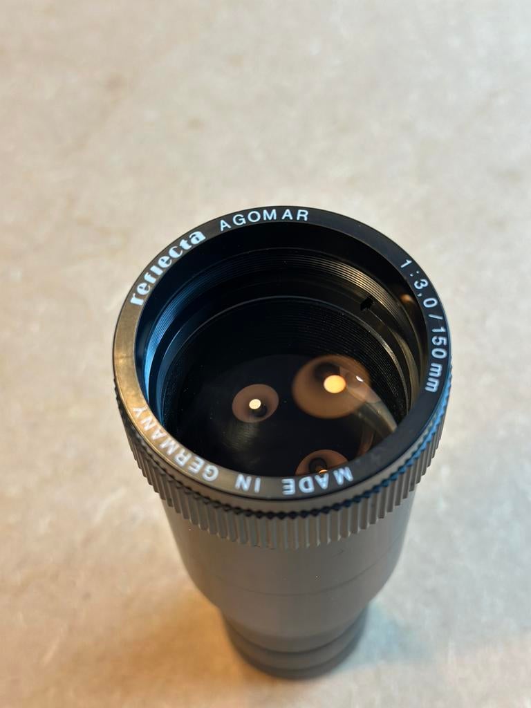 REFLECTA Agomar 150/3, TV, Hi-fi & Vidéo, Enlèvement ou Envoi, Comme neuf, Lentilles de projecteur