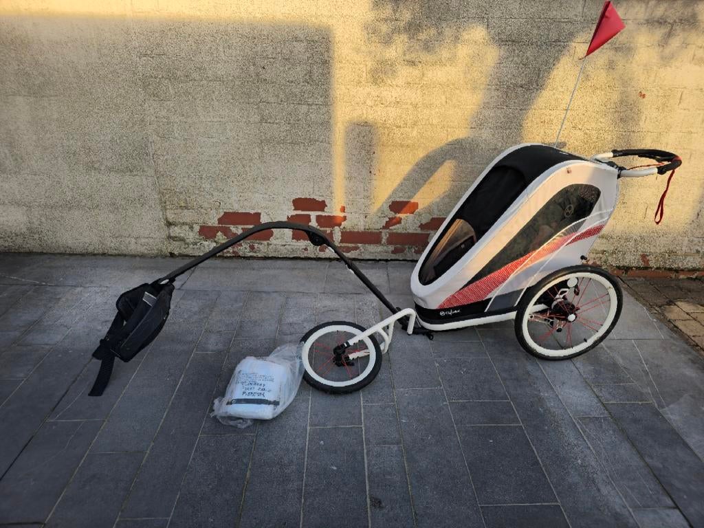 Cybex zeno volledige set fietskar / hardloopwagen / buggy, Ophalen