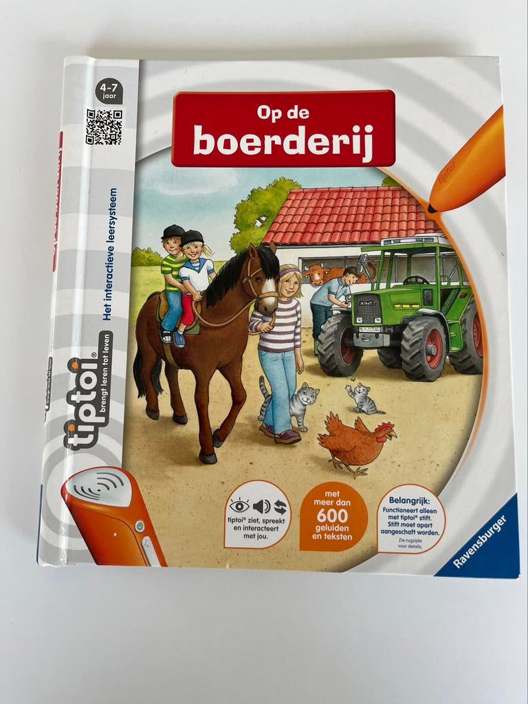 Tiptoi ‘Mijn boerderij’- NIEUW, Kinderen en Baby's, Speelgoed | Educatief en Creatief, Nieuw, Elektronica, Ontdekken, Met geluid