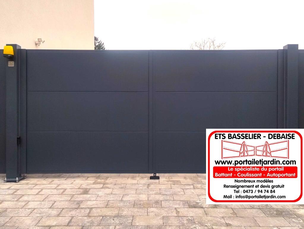 Barrière portail Colarus 4 double battant manuel ou motorisé, Bricolage & Construction, Enlèvement, Neuf