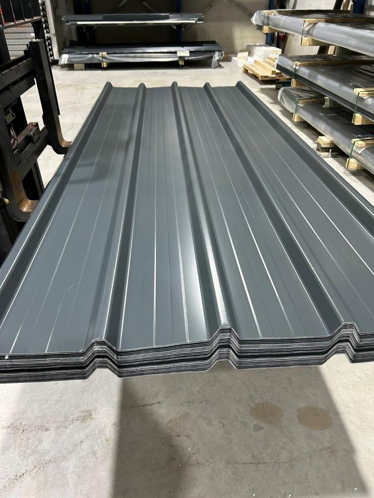 Profielplaten antraciet kleur €13 m2  Exc.  btw, Bricolage & Construction, Enlèvement ou Envoi