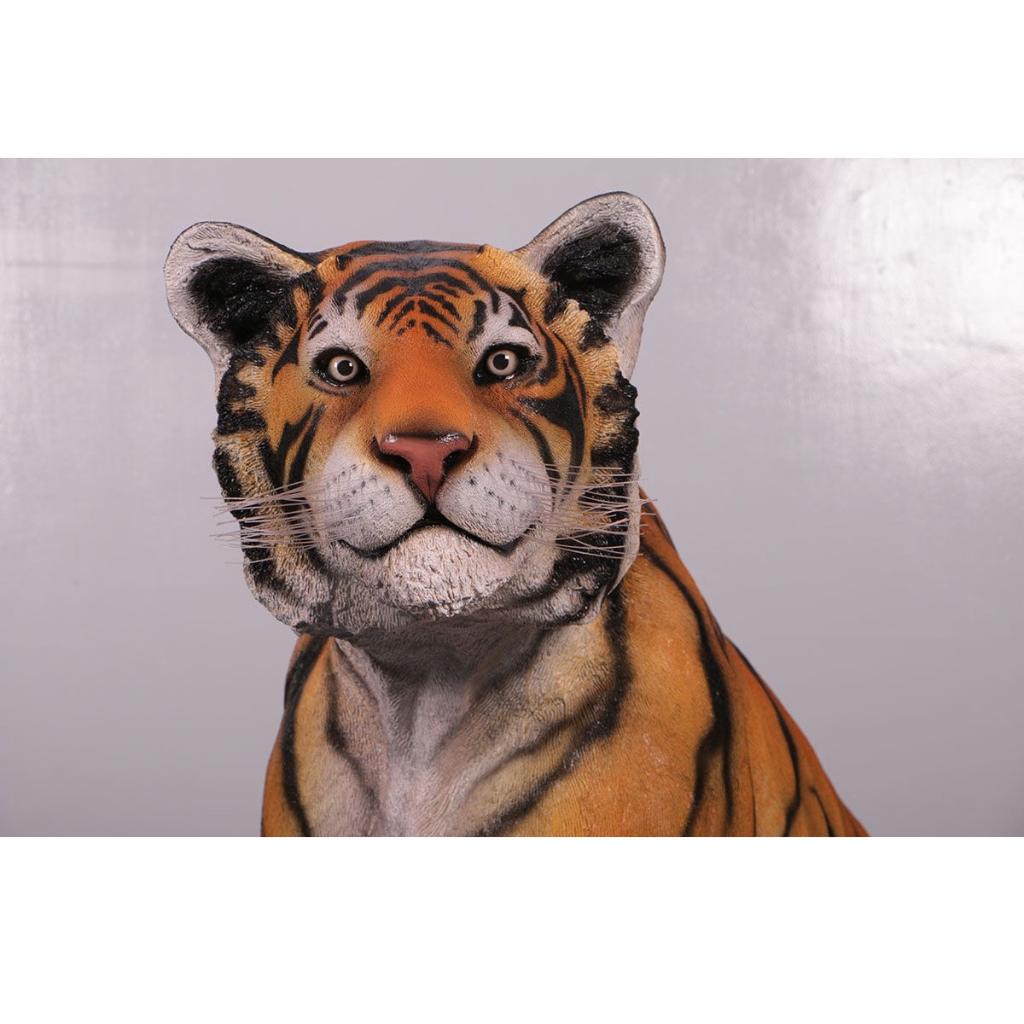 Tigre assis — Statue de tigre longueur 129 cm, Enlèvement, Neuf