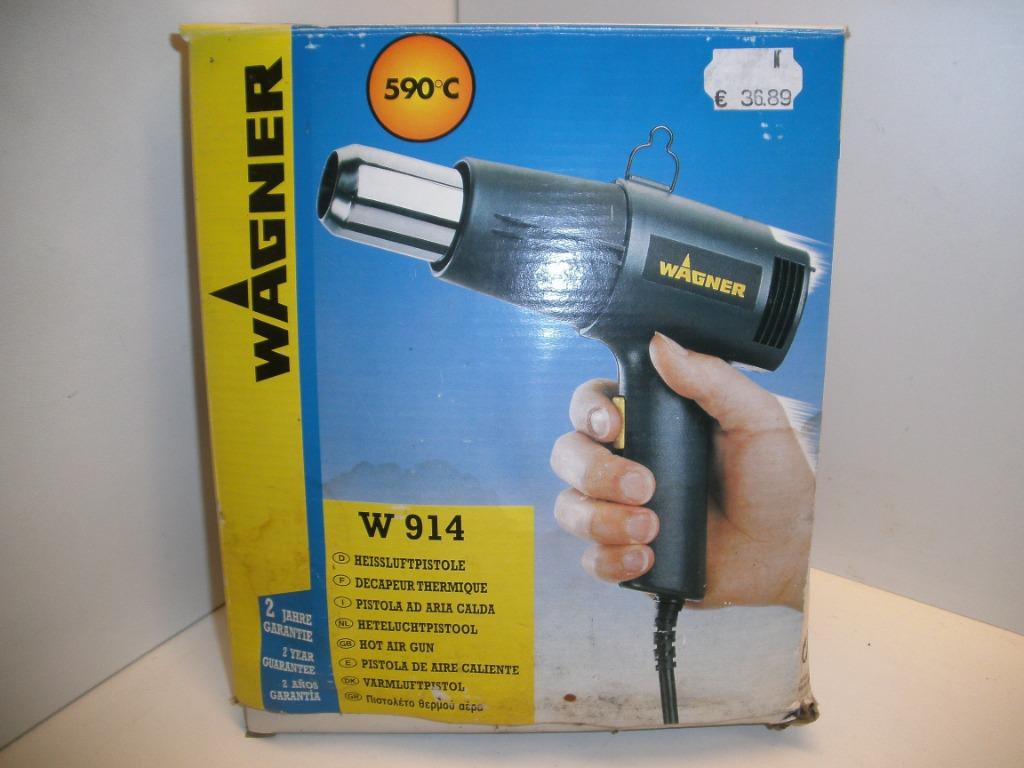 Pistolet à air chaud Wagner W 914 (brûleur de peinture), Bricolage & Construction, Enlèvement ou Envoi, Utilisé