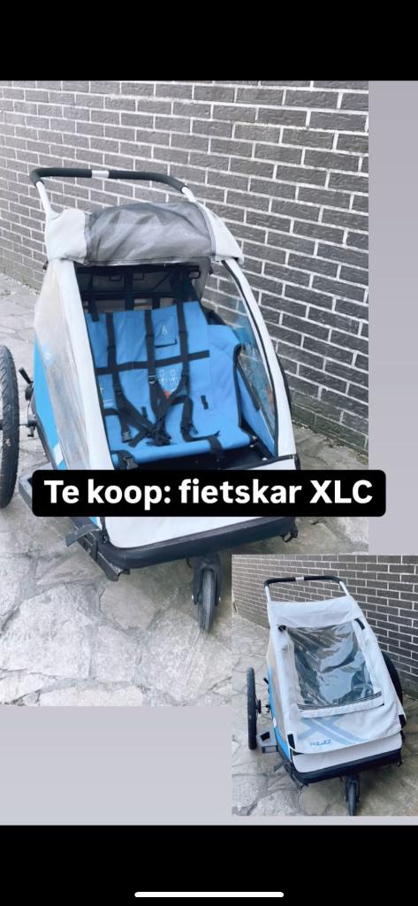 Remorque à vélo, Enlèvement, Utilisé, Remorque pour enfant, XLC