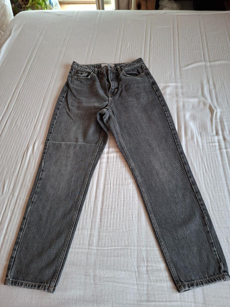 Jean MOM gris (W28/L30), Gris, Enlèvement ou Envoi, Topshop, Longs