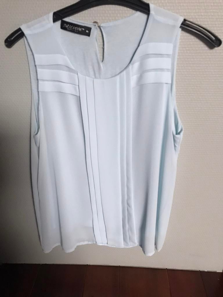 Licht blauw topje, Vêtements | Femmes, Enlèvement ou Envoi, Comme neuf, Taille 38/40 (M), Bleu