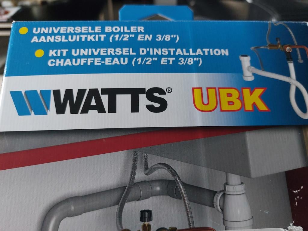 Watts ubk - universele boiler aansluitkit (1/2 en 3/8), Ophalen