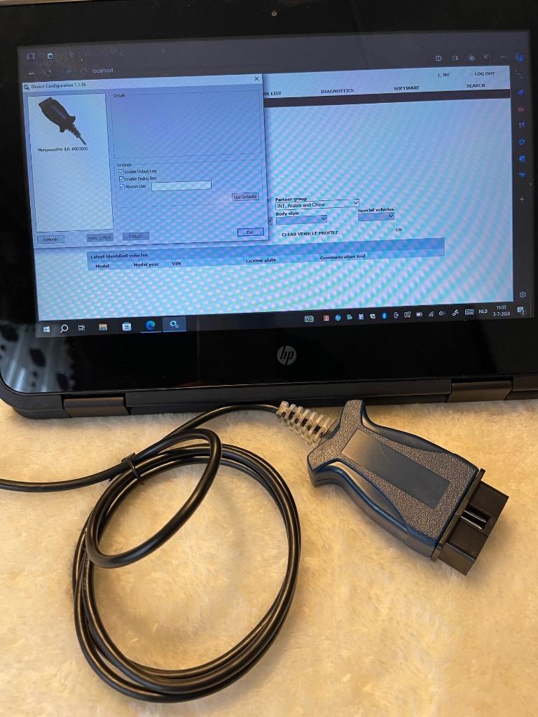 Volvo VIDA VDASH DiCE en HP laptop/tablet met Touchscreen, Ophalen of Verzenden, Zo goed als nieuw