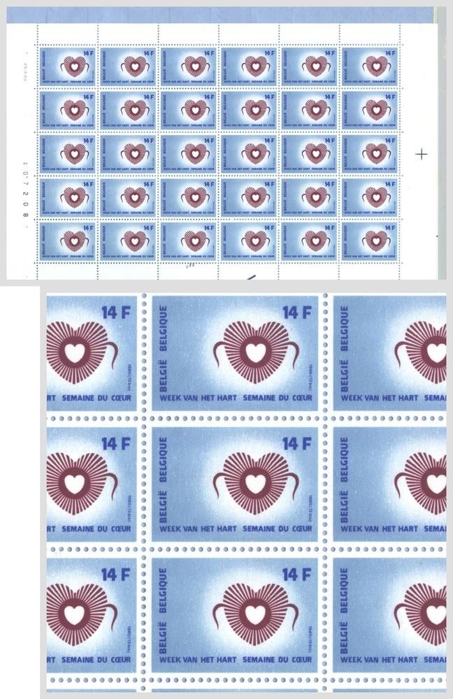 De week van het hart 1980, Postzegels en Munten, Postzegels | Europa | België, Verzenden