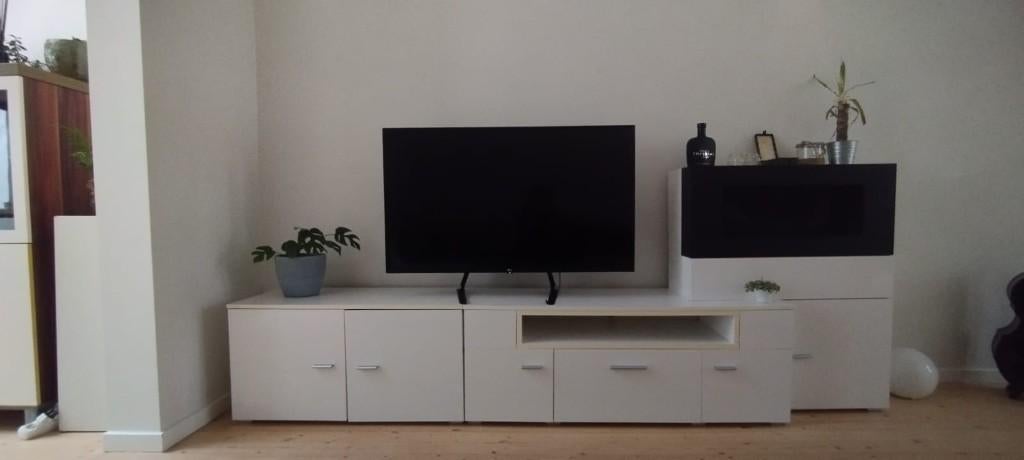 Meuble TV avec cheminée, Maison & Meubles, Armoires | Mobilier de télévision, Utilisé, Moins de 100 cm, 200 cm ou plus, 25 à 50 cm