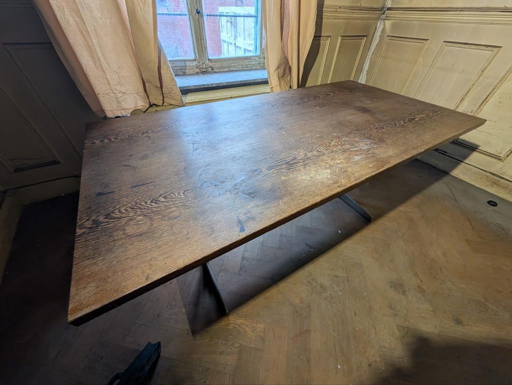 Belle table à manger 1960 en palissandre, Maison & Meubles, Enlèvement