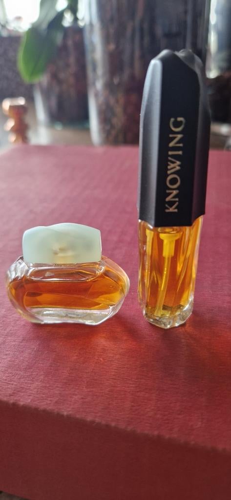 Lot de 2 miniatures Knowing d'Estée Lauder de 3,5 et 5 ml, Verzamelen, Ophalen of Verzenden, Zo goed als nieuw