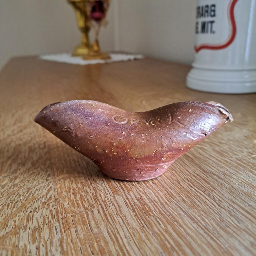 Lampe en terre cuite Orval, Antiquités & Art, Enlèvement ou Envoi