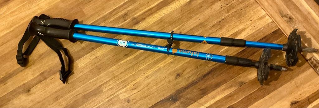 Nordic walk stokken, Sport en Fitness, Bergsport en Wandelen, Zo goed als nieuw, Wandelstok, Ophalen