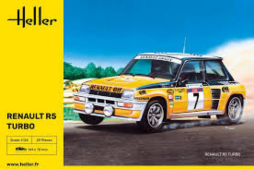 HELLER 80717 renault R5 turbo échelle 1/24, Auto, Groter dan 1:32, Nieuw, Ophalen of Verzenden