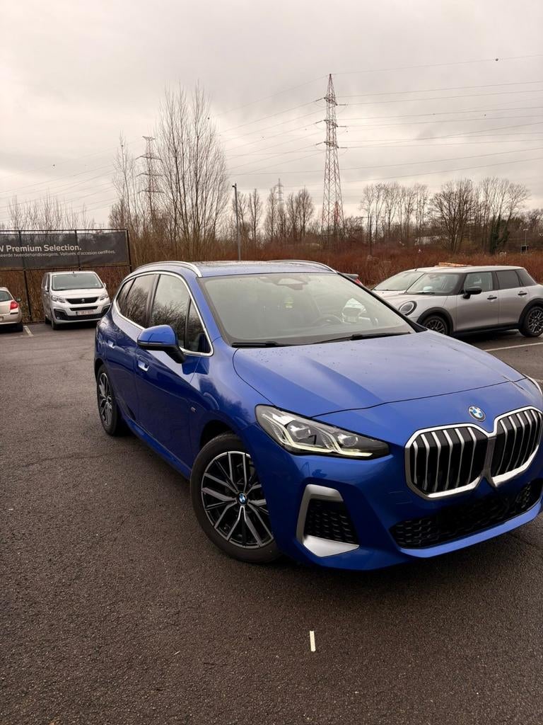 Bmw 218i active tourer, Auto's, Zwart, Blauw, 5 deurs, Particulier