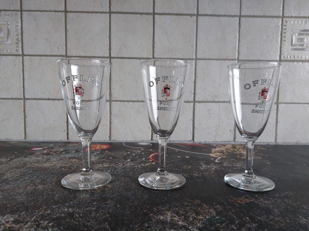 Verres à sherry au porto Offley, Enlèvement ou Envoi, Comme neuf, Verres et Verres à shot
