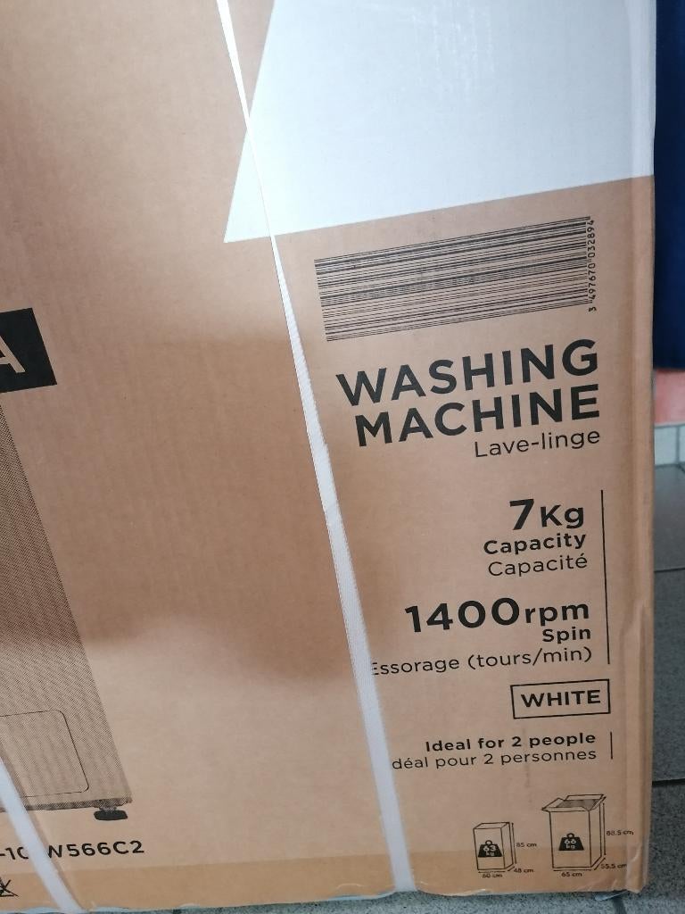 Wasmachine Valberg, Elektronische apparatuur, Wasmachines, Ophalen, Nieuw, 1200 tot 1600 toeren, 6 tot 8 kg
