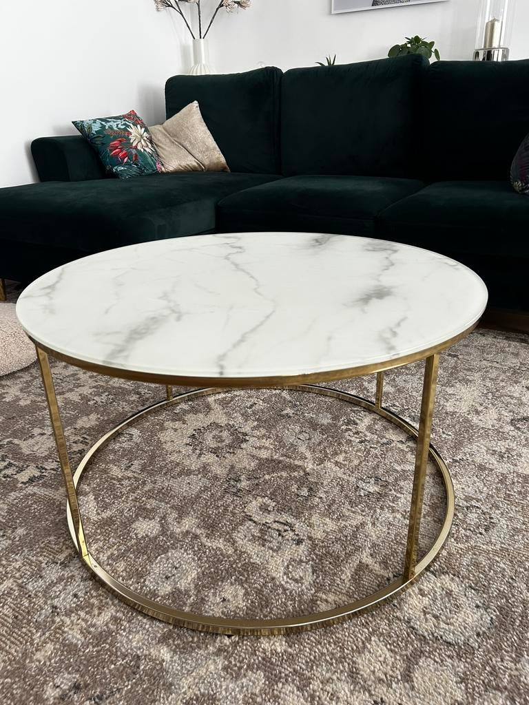 Table basse ronde, Maison & Meubles, Enlèvement, Comme neuf