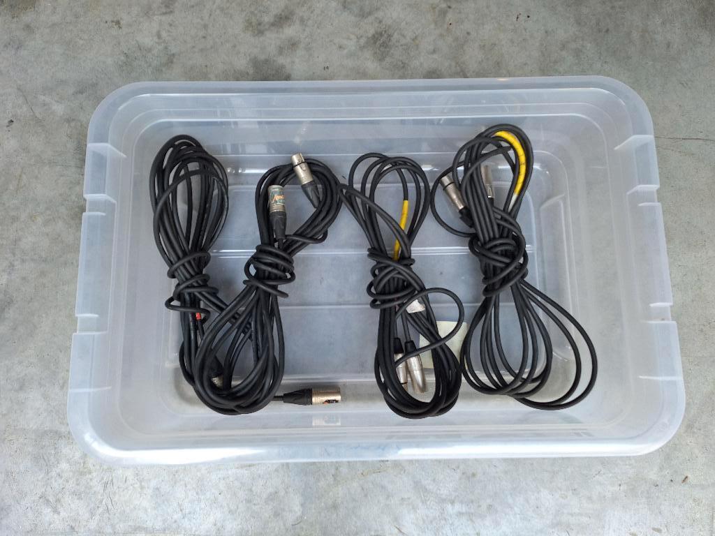 te koop DMX kabels van 6,0 meter, Ophalen, Zo goed als nieuw, Licht