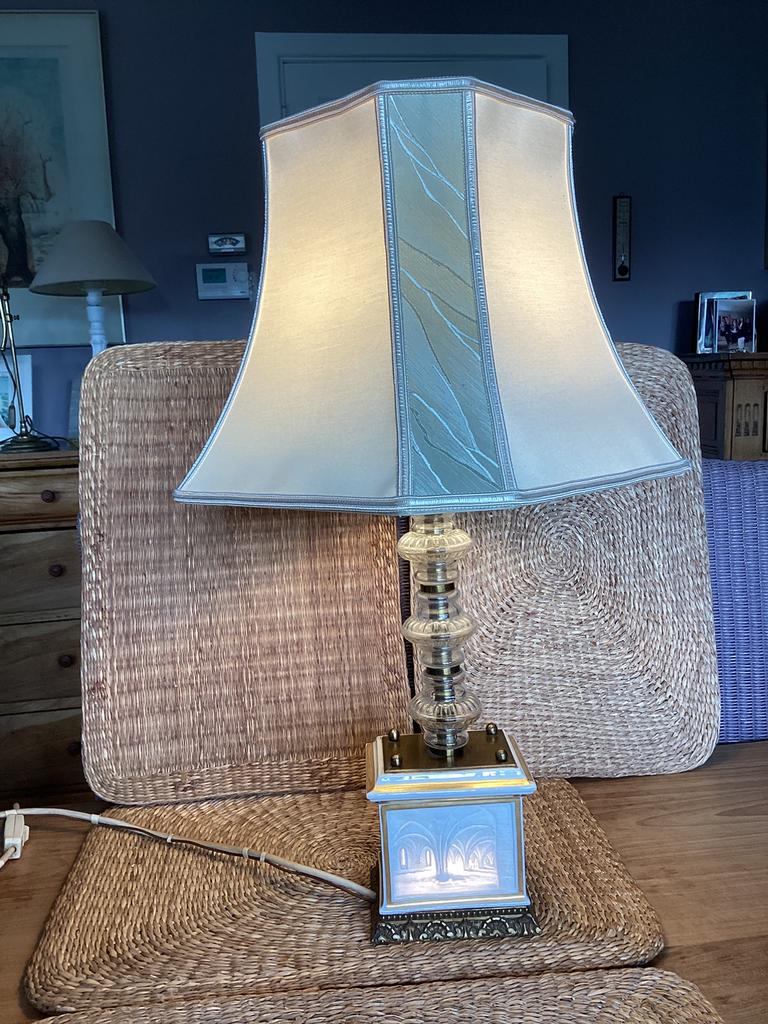 Lampe avec  abat-jour, Huis en Inrichting, Lampen | Tafellampen, Ophalen, Zo goed als nieuw