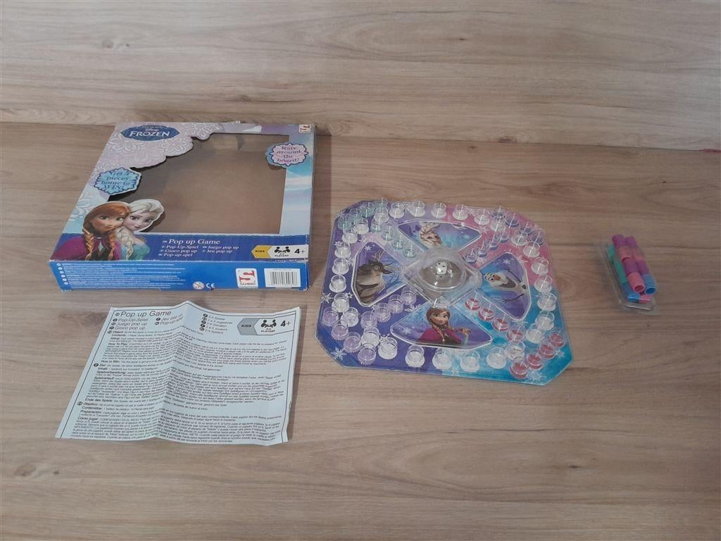 Disney Frozen Kimble - mens erger je niet - s4672, Hobby en Vrije tijd, Verzenden, Zo goed als nieuw