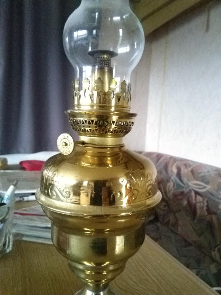 olielamp, Ophalen