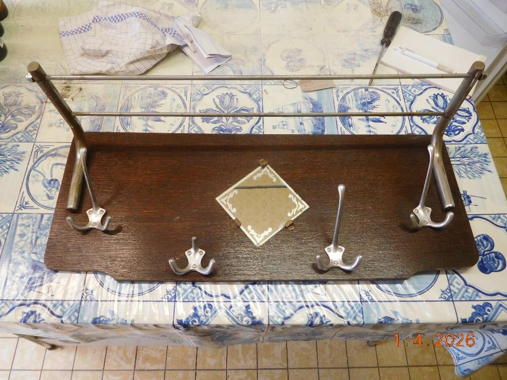 porte-manteau, Enlèvement, Utilisé, Bois, Portemanteau mural