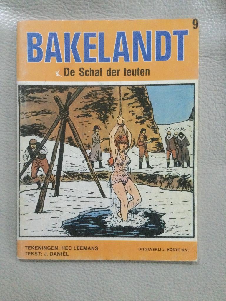 BAKELANDT 9 : De Schat der Teuten (1e druk 1980), Boeken, Gelezen, Eén stripboek, Hec Leemans, Ophalen of Verzenden