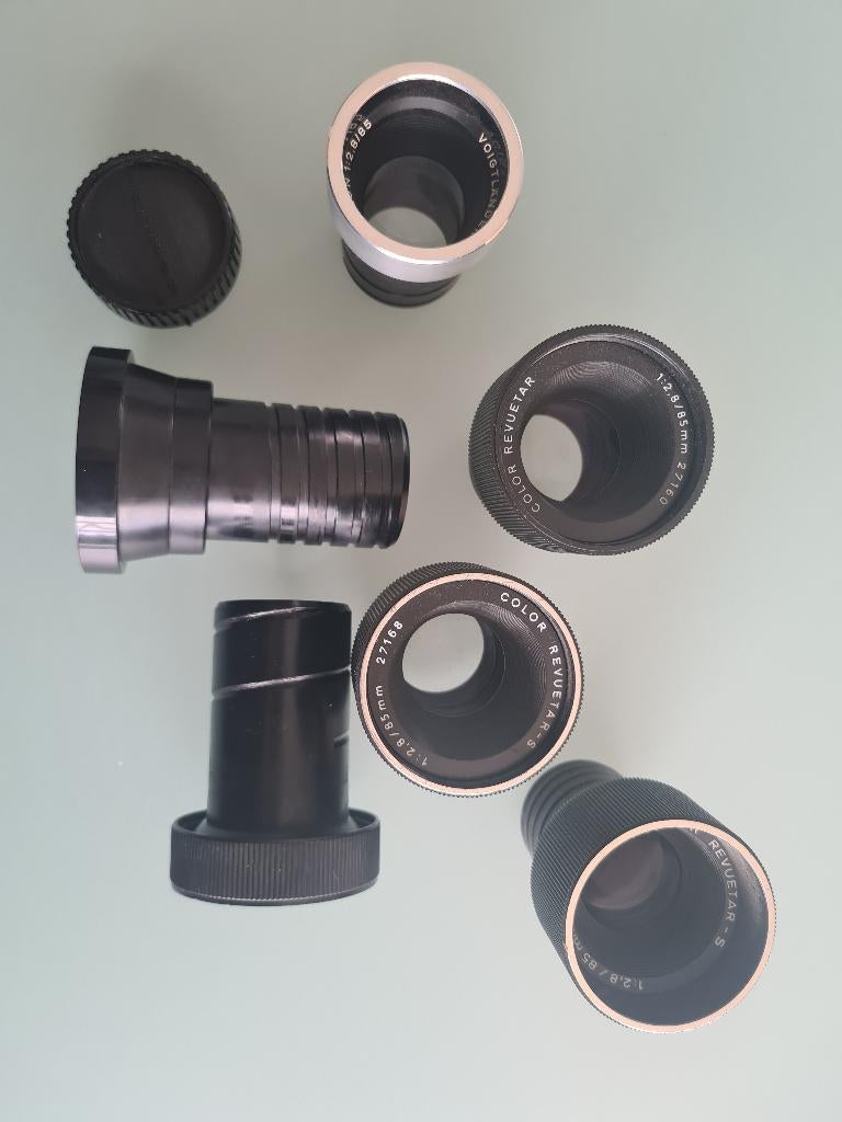 Set projector lens, TV, Hi-fi & Vidéo, Photo | Lentilles & Objectifs, Enlèvement ou Envoi, Utilisé, Autres types