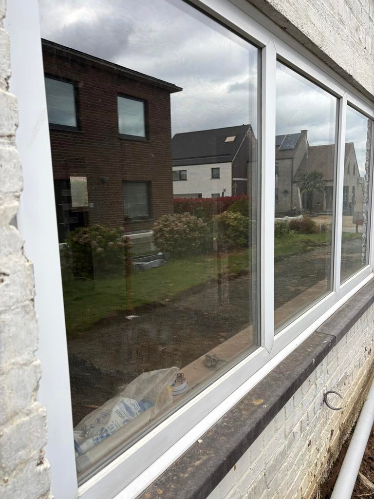 PVC raam 3m met dubbel beglazing, Enlèvement, Comme neuf