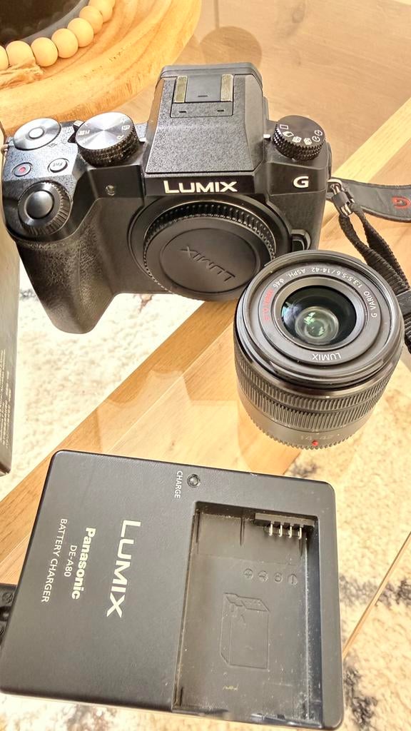 Panasonic Lumix G7 + 14-42mm lens | 4K camera | complete set, TV, Hi-fi & Vidéo, Appareils photo analogiques, Comme neuf, Enlèvement