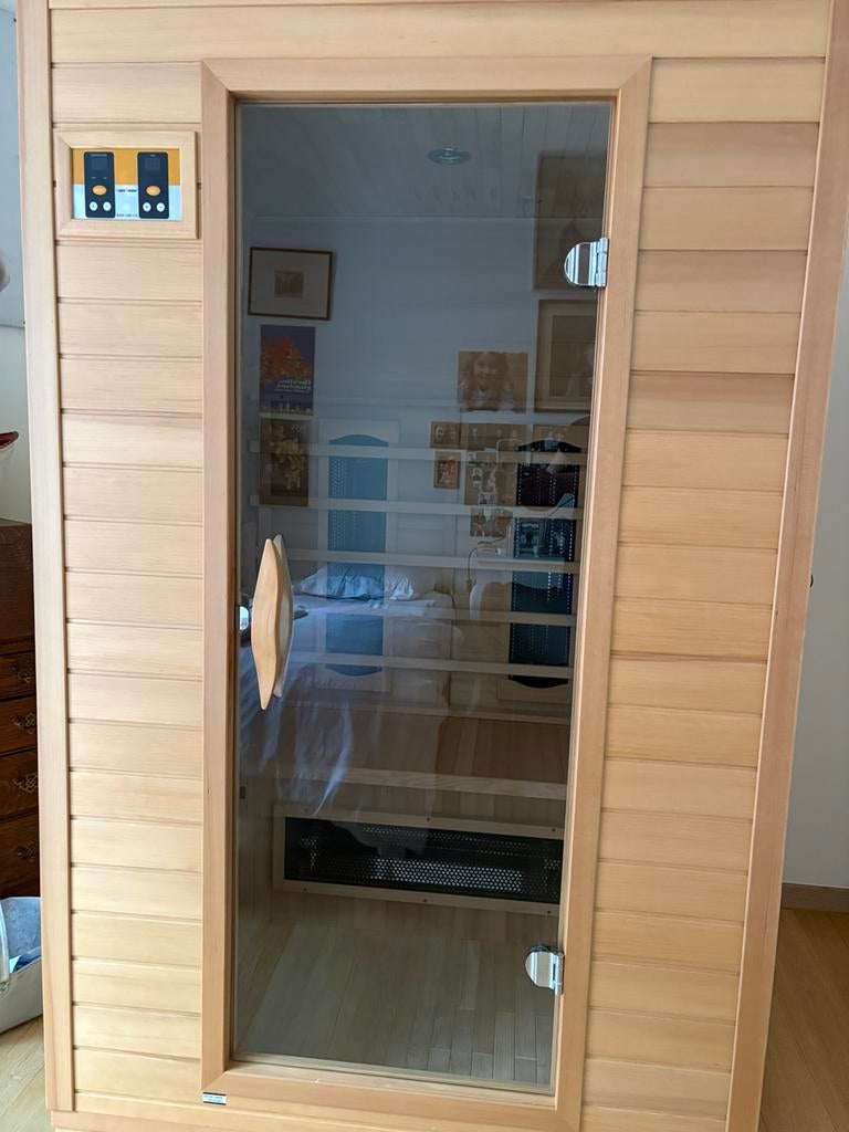 Infraroodsauna SuperSauna – 1-2 personen – zeer goede staat, Sports & Fitness, Sauna, Enlèvement, Comme neuf, Infrarouge, Sauna complet