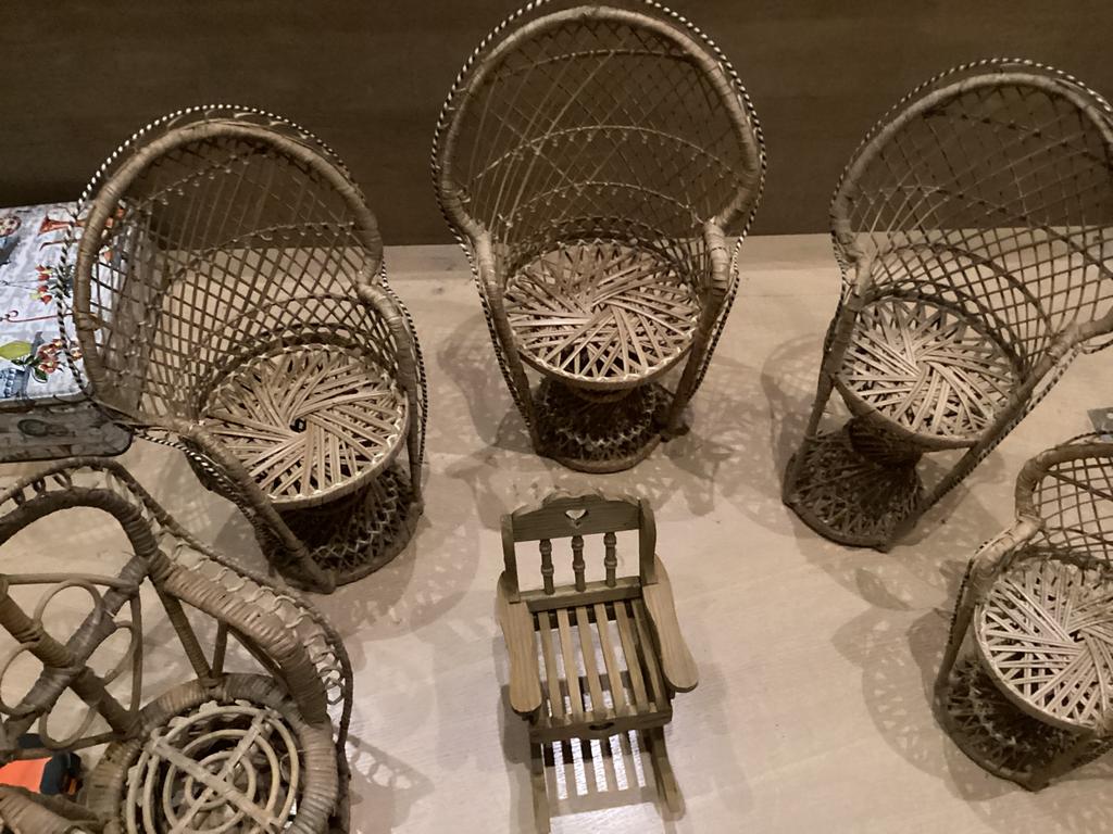 Rieten zeteltjes, Ophalen, Zo goed als nieuw