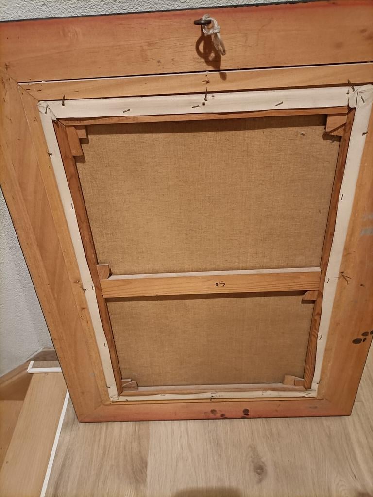 Schilderij grote 92 CM breedte 72 cmnog in perfecte staat, Ophalen