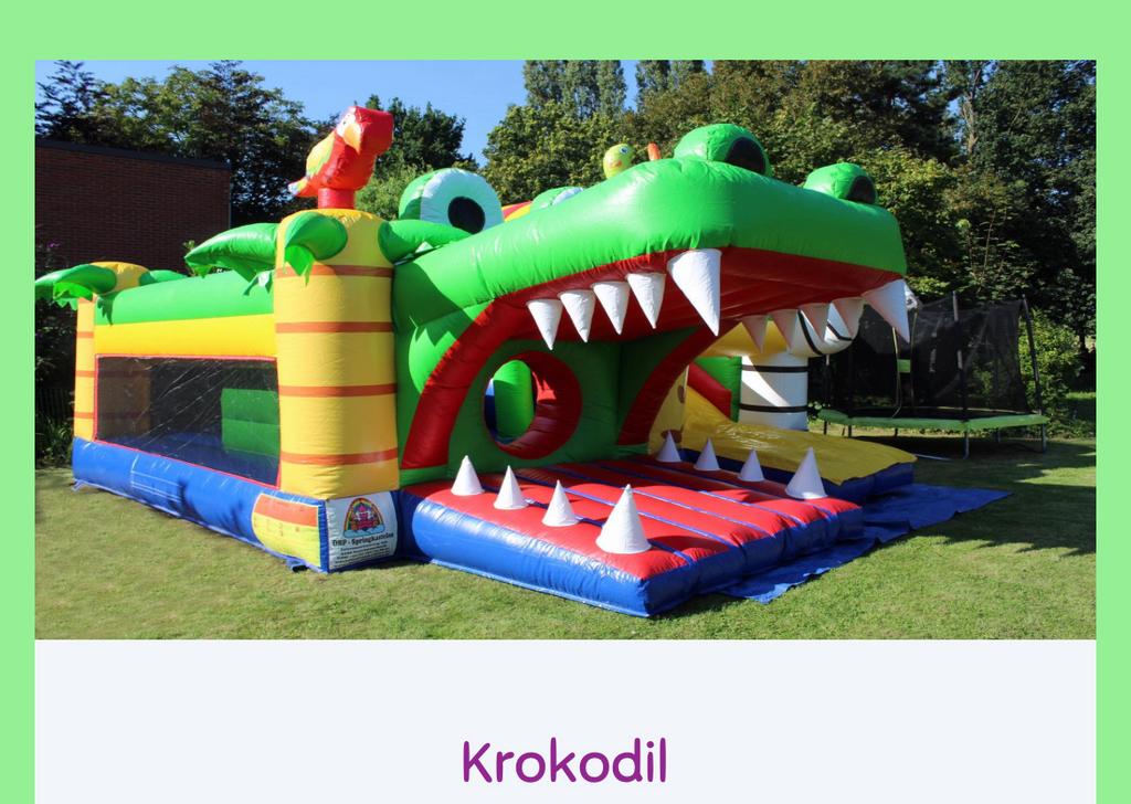 Springkastelen te huur, Verzenden