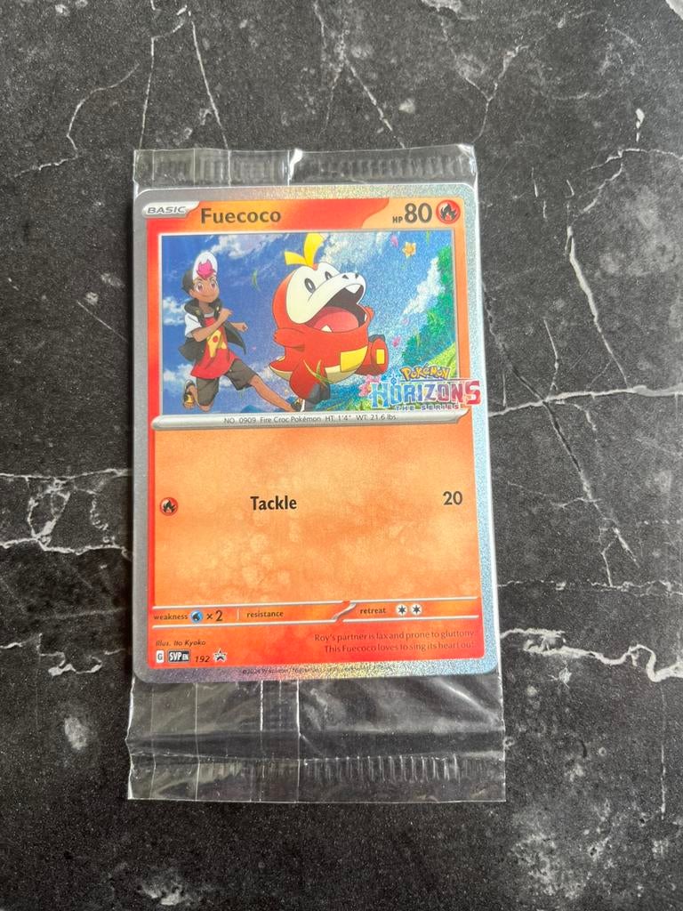 Promo avec étoile noire estampillée Fuecoco SVP 192 Horizons, Enlèvement ou Envoi, Comme neuf