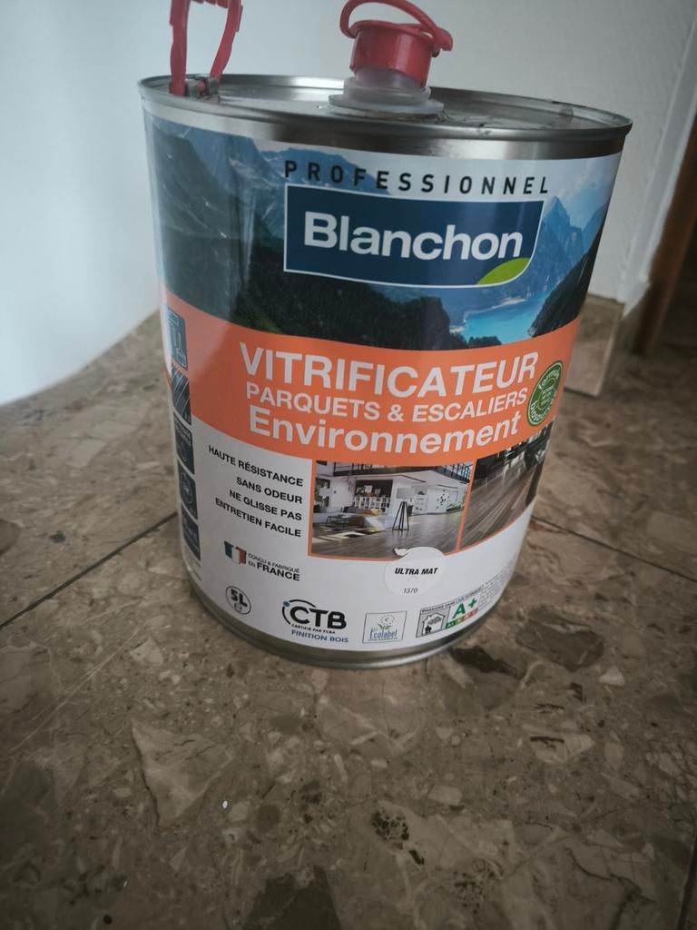 Vitrificateur Professionnel pour Parquet & Escalier 2.5L, Bricolage & Construction, Neuf, Moins de 5 litres, Autres couleurs, Laque