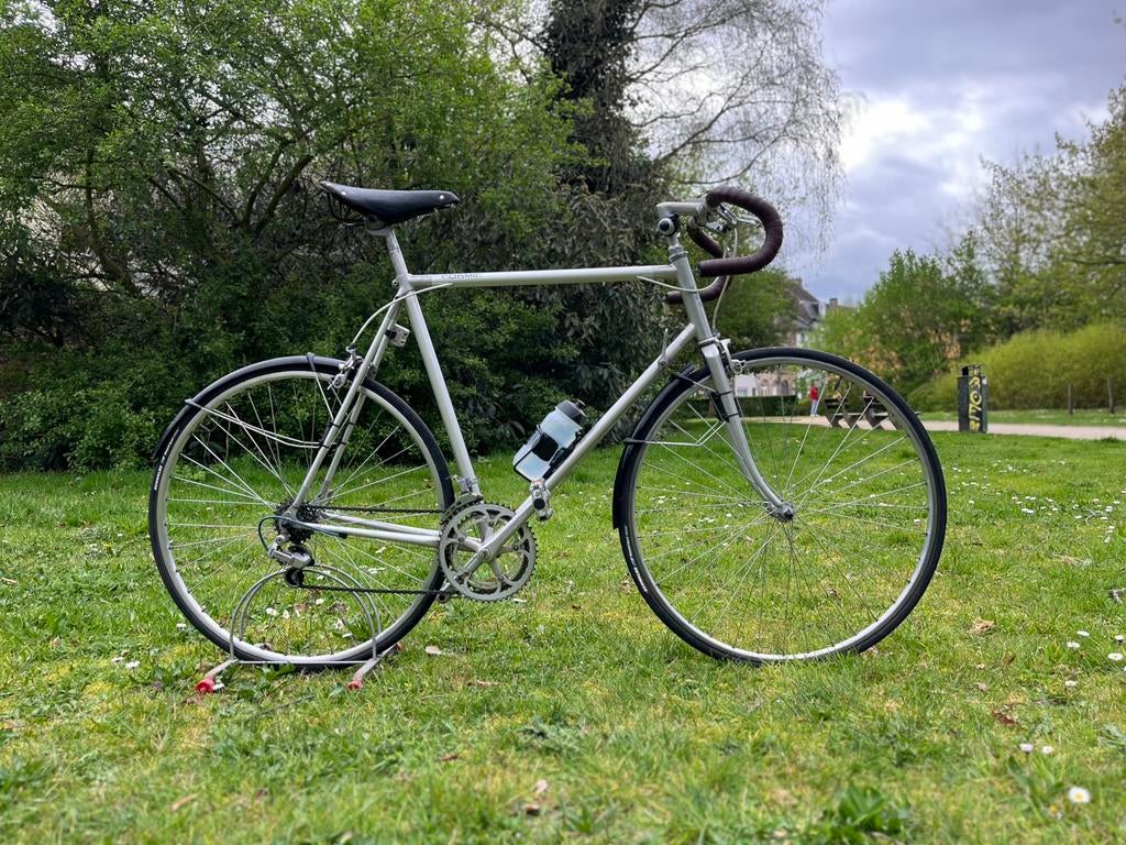 Peugeot Cosmic Vintage Racefiets (1987) met Brooks zadel, Fietsen en Brommers, Gebruikt, 10 tot 15 versnellingen, Heren, Aluminium