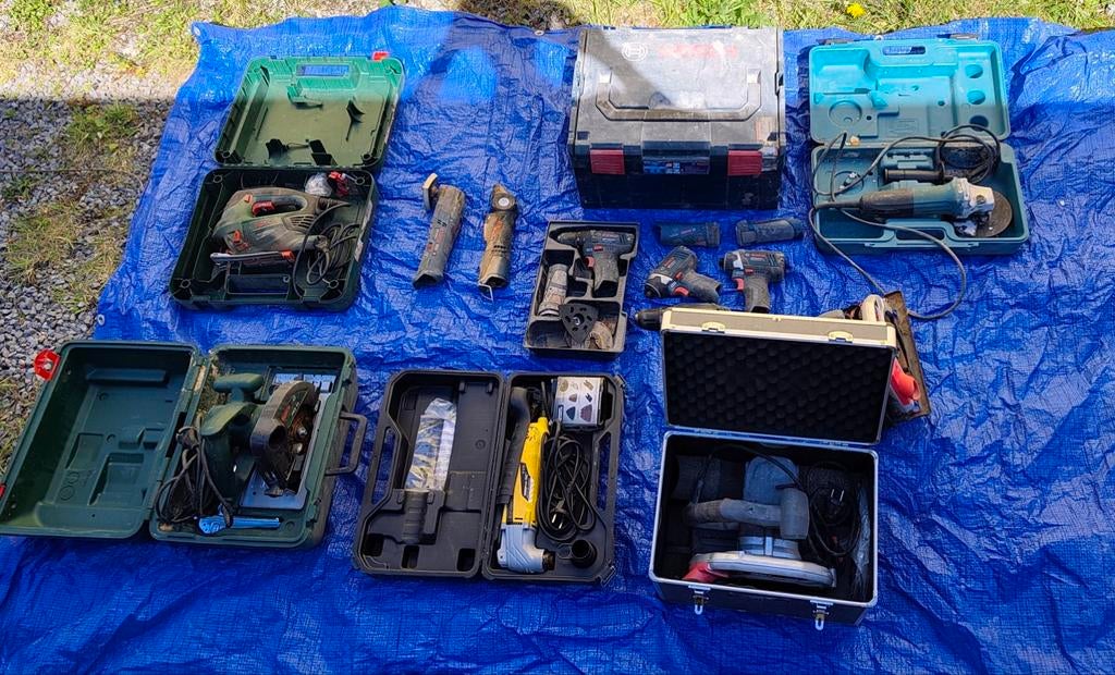 Lot de machines outils, Enlèvement