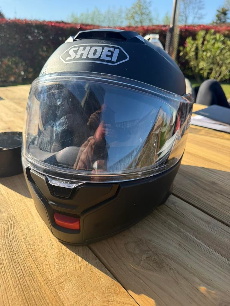 Shoei neotec 3 met schuifschade en sena mesch srl3, Ophalen, Shoei