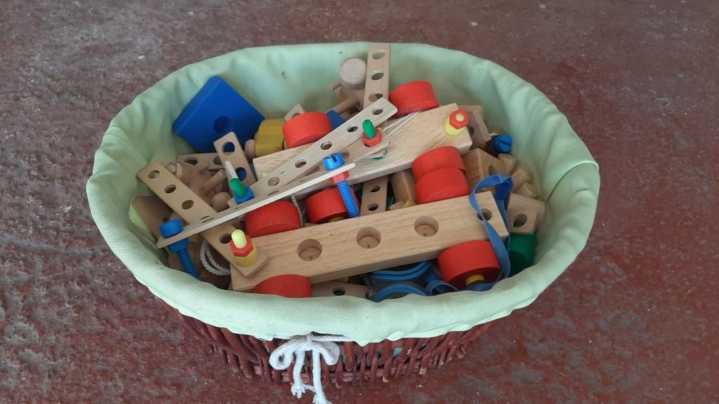 Houten bouwspeelgoed, Kinderen en Baby's, Speelgoed | Thomas de Trein, Ophalen