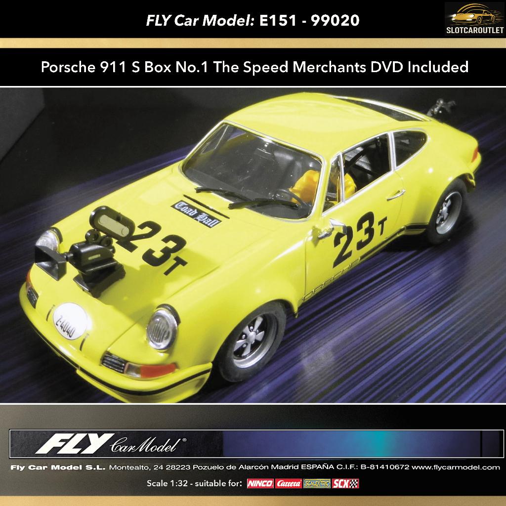 Fly 99020 Porsche 911S The Speed Merchants + Booklet + DVD‼️, Ophalen of Verzenden, Nieuw, Racebaan